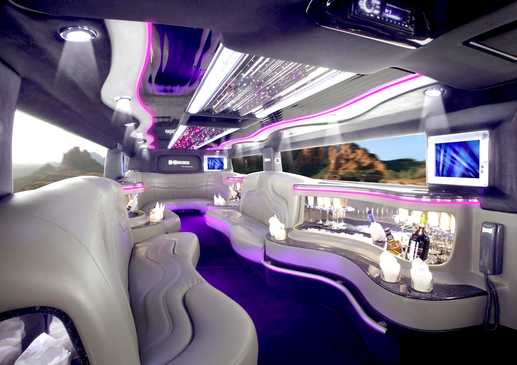 White Interior Limousine picture