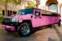 Pink Hummer Limo in Miami