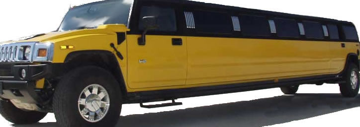Yellow H2 Limousine