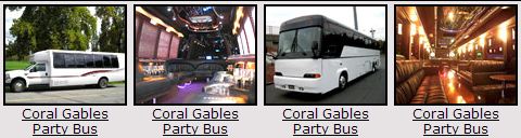Coral Gables Party bus